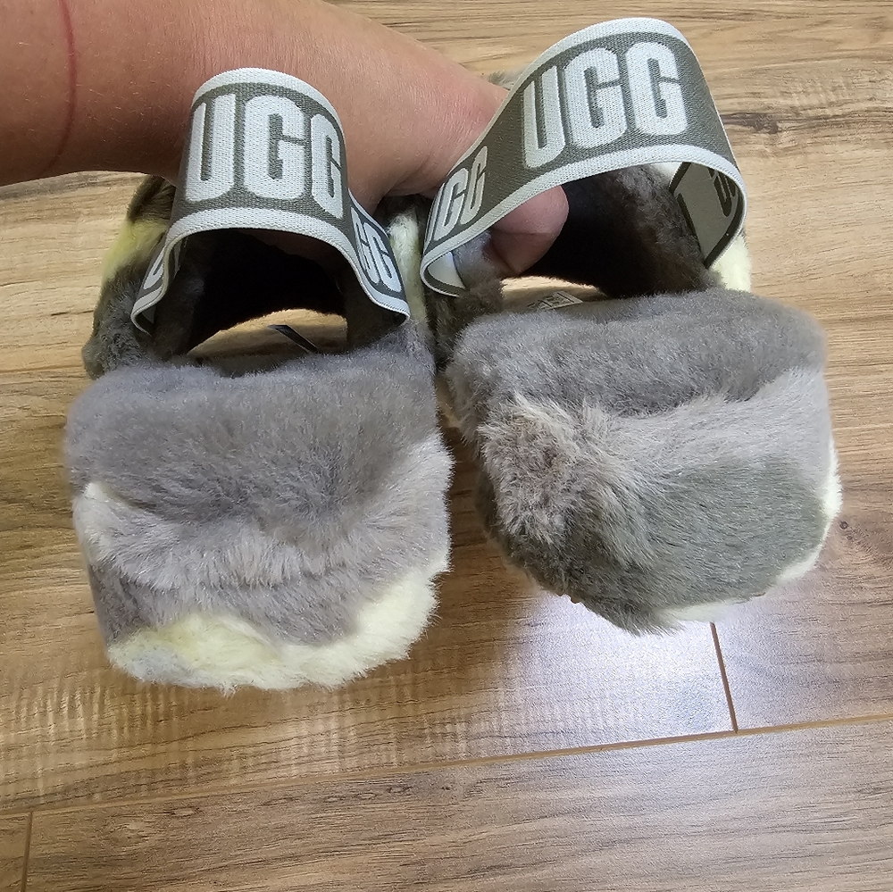 UGG Fluff Yeah Camopop Slide, size US 9 - Picture 5 of 9